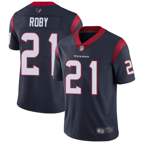 Houston Texans Limited Navy Blue Men Bradley Roby Home Jersey NFL Football #21 Vapor Untouchable